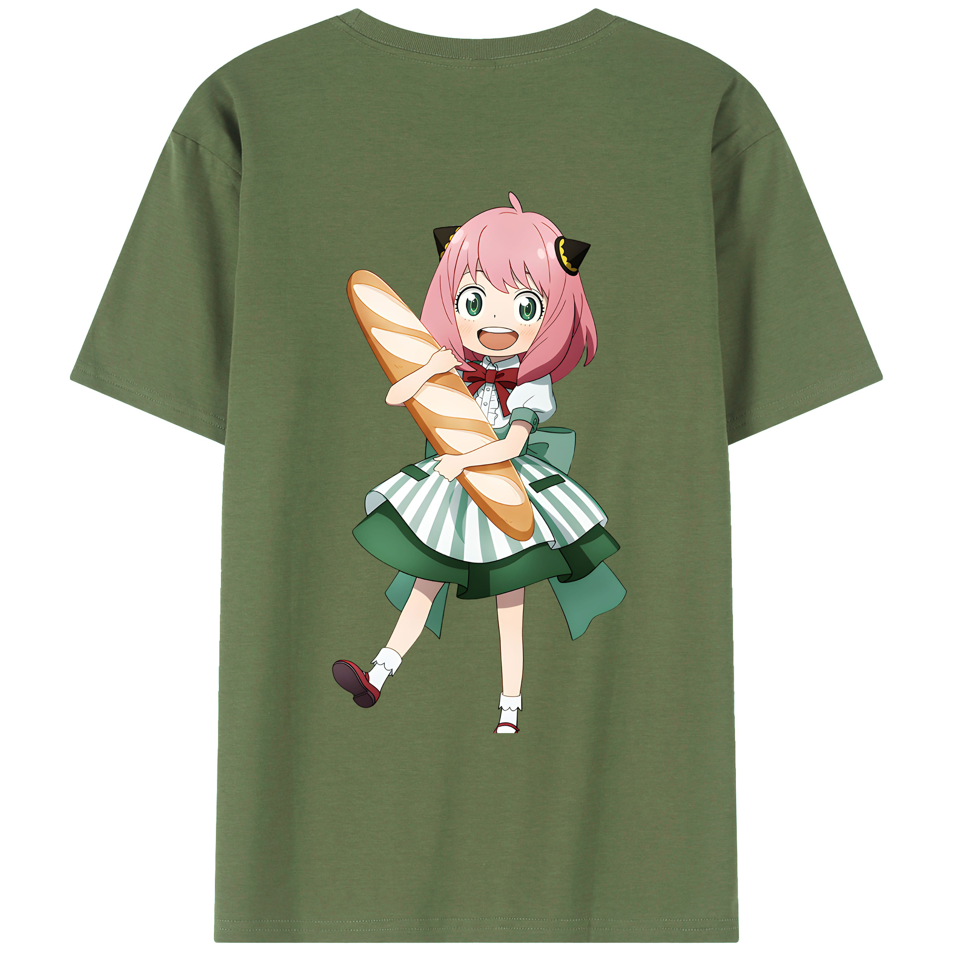 （画像用） SPY×FAMILY间谍家家酒 綿100％ メンズ半袖Tシャツ（バックプリント） 通気性